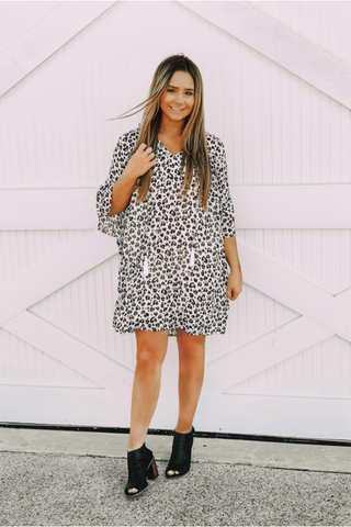 Goal Getter Leopard Print Dress