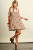 All Things Nice Dress - Taupe