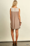 All Things Nice Dress - Taupe