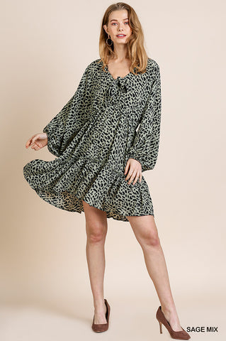 Steal The Show Animal Print Dress