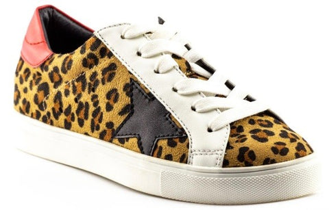 Star Sneakers- Leopard