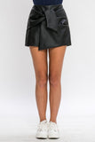 Up All Night Leather Skort