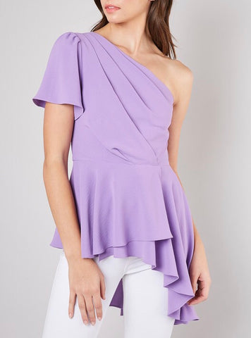 Girls Just Want To Have Fun One Shoulder Top
