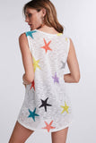 Summertime Wishes Multicolor Star Top