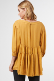 Sunshine And Honey Tiered Top