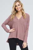 The Roads Traveled Waffle Knit Top